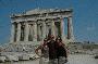 dena, craig and tina in front of the parthenon