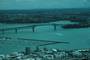 another view of the auckland harbor from the sky tower
